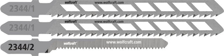 Wolfcraft - lames de scie sauteuse pour plaques de plâtre - 3 pièces - pour coupes droites et courbes dans les plaques de plâtre - 2344000