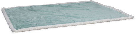 Beeztees puppy deken monego - hondendeken - pluche - blauw - 100x70x1,5 cm