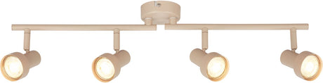 Briloner b.k.licht tapp - spot en saillie - spot de plafond (plafonnier) - 4x raccord gu10 - beige taupe - 60,5 cm
