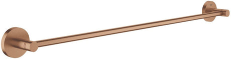 Porte-serviettes Grohe start – 600 mm – vis ou colle – métal – brossé chaud coucher de soleil