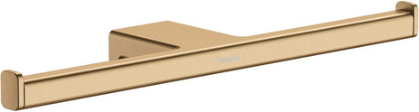 Hansgrohe addtoris double porte-rouleau de papier toilette bronze brossé
