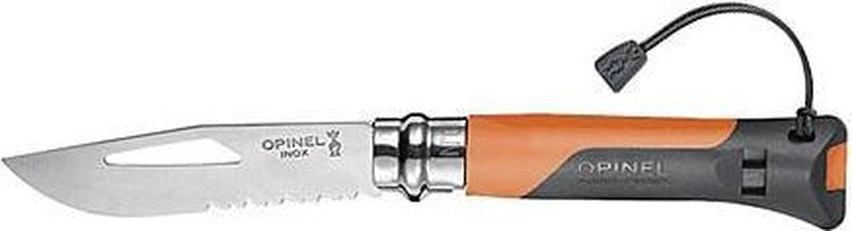 Couteau de poche outdoor Opinel acier inoxydable orange