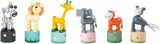 Small foot - figurine en bois animaux sauvages, lot de 6