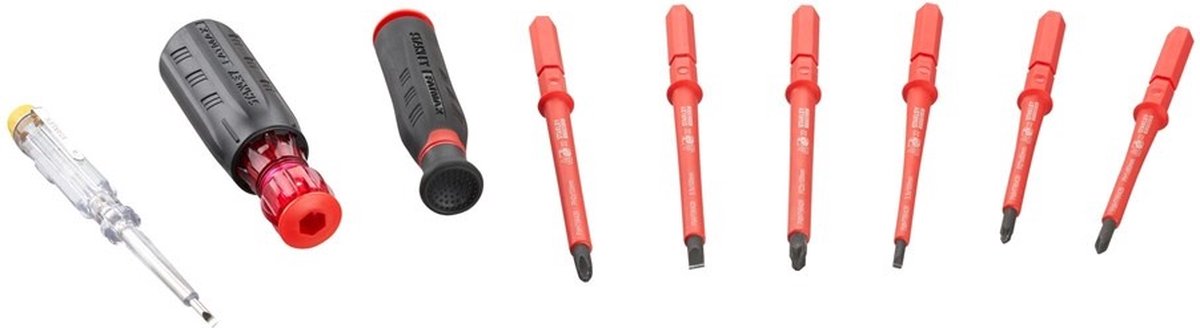 Jeu de tournevis Stanley Fatmax 10 pièces | vde multi-bits - fmht66426-0