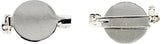 Creativ company creotime broche 20 mm argent 5 pièces