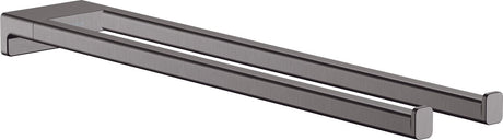 Hansgrohe addtoris porte-serviettes 2 couvercles chrome noir brossé