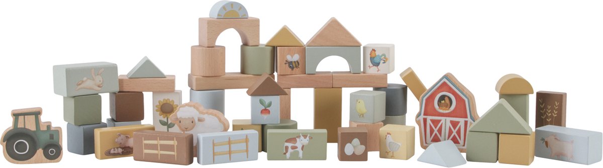 Little Dutch Tiamo Little Farm blocs de construction FSC