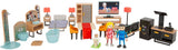 Small foot – ensemble complet moderne de meubles de maison de poupée en bois, 31 pièces.