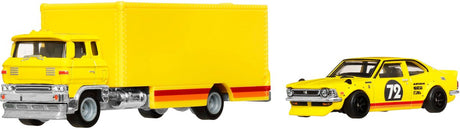 Culture automobile Hot Wheels : transport d'équipe jbm34, ensemble de véhicules, 3 ans, métal, jaune