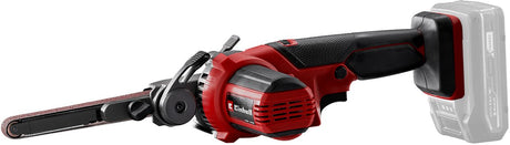 Ponceuse à bande sans fil Einhell te-bf 18 li solo - power x-change - 18 v li-ion - vitesse de la bande : 250-1700 m min - incl. 12 bandes abrasives - incl. sac de rangement - excl. batterie et chargeur