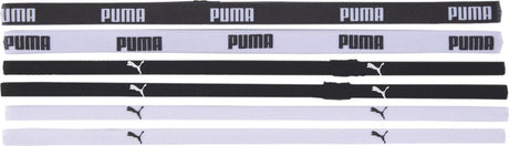 Puma tr ess hairbands bandeaux pour femmes - noir-blanc