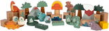 Small foot - blocs de construction dinosaures en bois, 50 pcs.