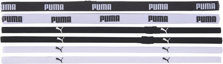 Puma tr ess hairbands bandeaux pour femmes - noir-blanc
