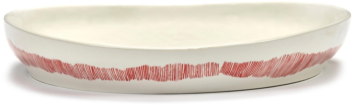 Serax - ottolenghi festive - bol de service m - blanc rouge - 36 ø