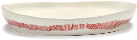 Serax - ottolenghi festive - bol de service m - blanc rouge - 36 ø