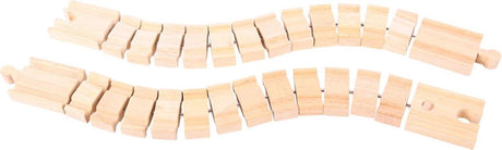 Bigjigs Rails en bois - flexible, 2e.