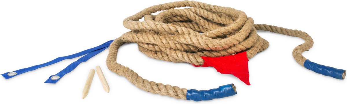 Bs toys remorqueur de guerre - Corde de 10 mètres de long avec sac de rangement - Jeu sportif d'extérieur pour enfants à partir de 6 ans
