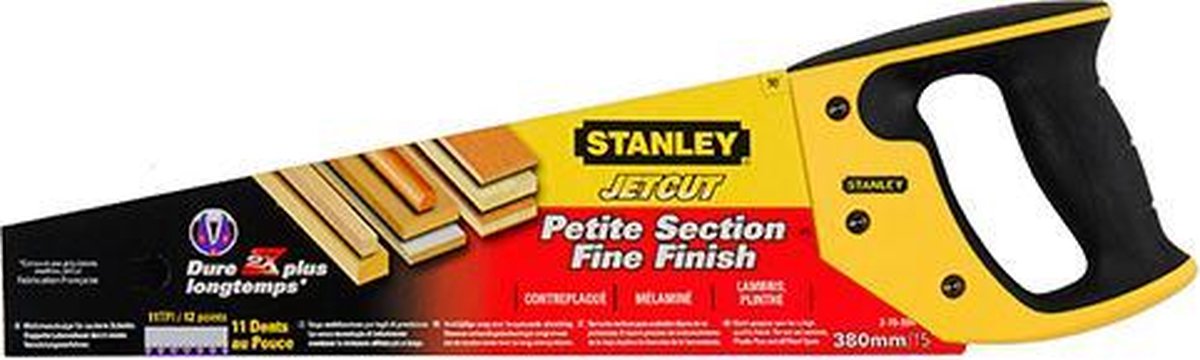 Stanley outils à main scie à main jetcut hp fine 380mm - 11t pouces - 2-15-594