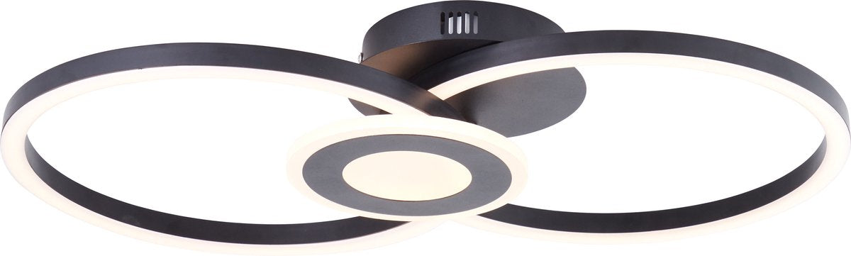 Brilliant bray - plafonnier - LED 24w - 3000k - noir
