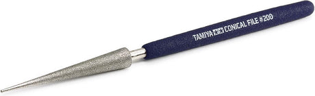 Jeu de limes Tamiya - lime conique 74164 - 55 mm - 8 mm - outils de limes