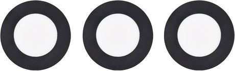 Trio himal - spot encastré - noir - incl. 3x SMD 3,5 W - montage au plafond - luminosité réglable - dip - interrupteur