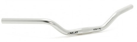Guidon de vélo XLC HB-C03 - trekking - barre montante - aluminium - argent mat - 600 mm - 25,4 mm - 50 mm