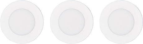 Trio himal - spot encastré - blanc - incl. 3x SMD 3,5 W - montage au plafond - luminosité réglable - dip - interrupteur