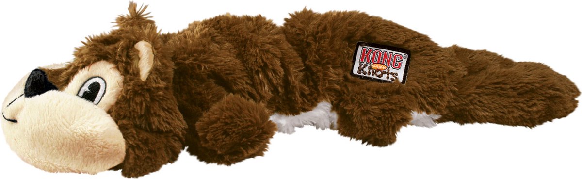 Kong scrunch club écureuil s - jouet à mâcher - 300 mm x 84 mm x 51 mm - multi