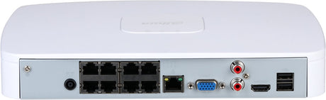 Dahua nvr4108-8p-4ks3 Enregistreur vidéo réseau poe 4k ultra hd 8 canaux jusqu'à 12 mégapixels