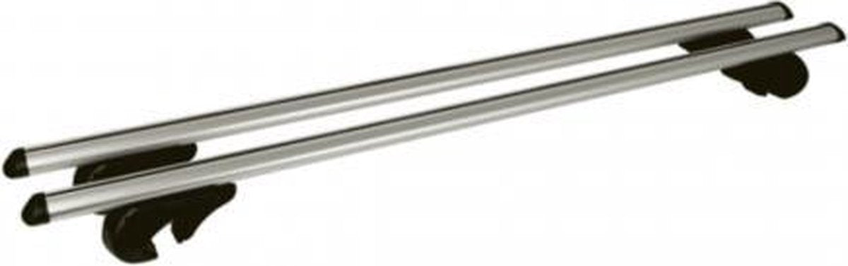 jeu de barres de toit aluminium 120 cm argent