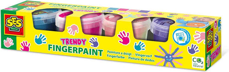 Ses creative ses peinture au doigt couleurs tendances, 4x110ml