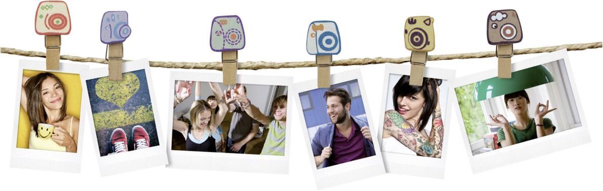Fujifilm Instax Design Clips Lot de 10 appareils photo à motif