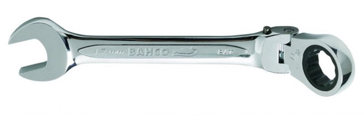 Clé mixte Bahco à cliquet 41rm tête flexible 17mm - 41rm-17