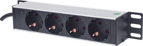 Intellinet - 714020 - 10 pouces - multiprise - noir
