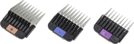 Moser set de peignes de fixation type 2 3 pièces - tondeuse à cheveux - 6x10x13 mm