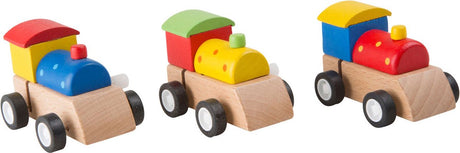 Small foot - train en bois à remontage, par pièce