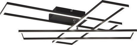 Rl live your light reality corso - plafonnier - noir mat - incl. 1x CMS 36w
