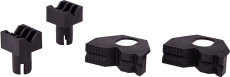 Wolfcraft - jeu de mâchoires de serrage pour serrage plat et rond pour table de travail - pince pour plan de travail - pince pour établi - 6174000