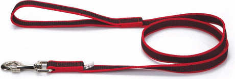 Laisse pour chien antidérapante Julius k9 rouge 20mm x 1,2m avec poignée