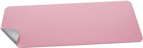 Sous-main Sigel - 80 x 30 cm - argent rose - double face - si-sa605