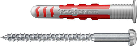 Fischer duoseal 6 x 38 avec vis à tête cylindrique en acier inoxydable A2