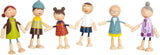 Small foot - maison de poupée familiale en bois pliable, 6 pcs.