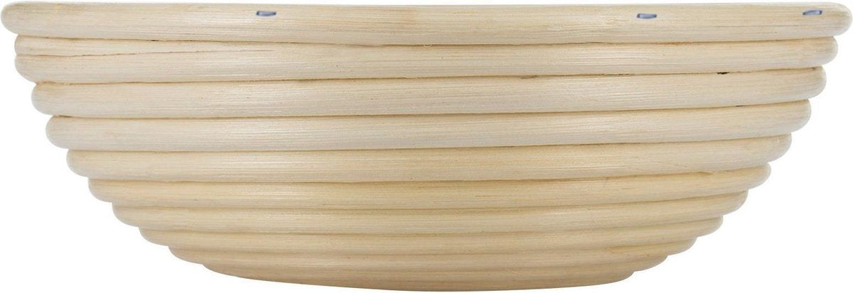 Panier de fermentation Westmark, pour 1500-2000 g de pâte à pain, rond, diamètre : 24,5 cm, rotin, beige clair