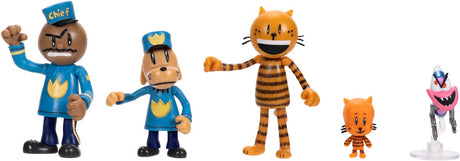 Jakks chien homme figurine 6 cm multipack