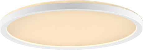 Brilliant avola - plafonnier - ø 29,3 cm - led 18w - 2400lm - 2700k-6500k - cct - minuterie - veilleuse - dimmable - télécommande - ip20 - blanc