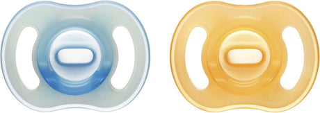 Sucettes de nuit ultra-légères Tommee tippee - 6-18 mois - lot de 2 - sucette une pièce qui brille dans le noir