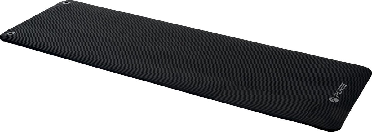 Pure2improve - tapis de fitness pro xl - nbr - noir