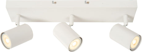 Lucide amigo - spot de plafond (plafonnier) - 3xgu10 - blanc