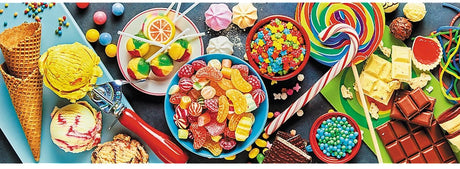 Trefl puzzle Sweet Delights 1000 pièces en carton panoramique.