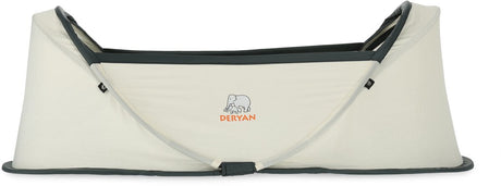 Lit de camping boîte bébé bébé Deryan - moustiquaire bébé - crème